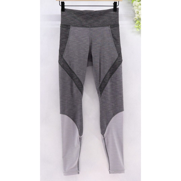 Lululemon Early Extension High Rise Tight 28 Heathered Black Titanium Gray Sz 6 - Picture 1 of 10
